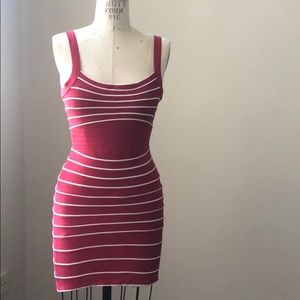 Herve Leger size M Red Bandage Dress